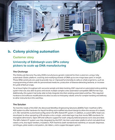 Colony picking automation