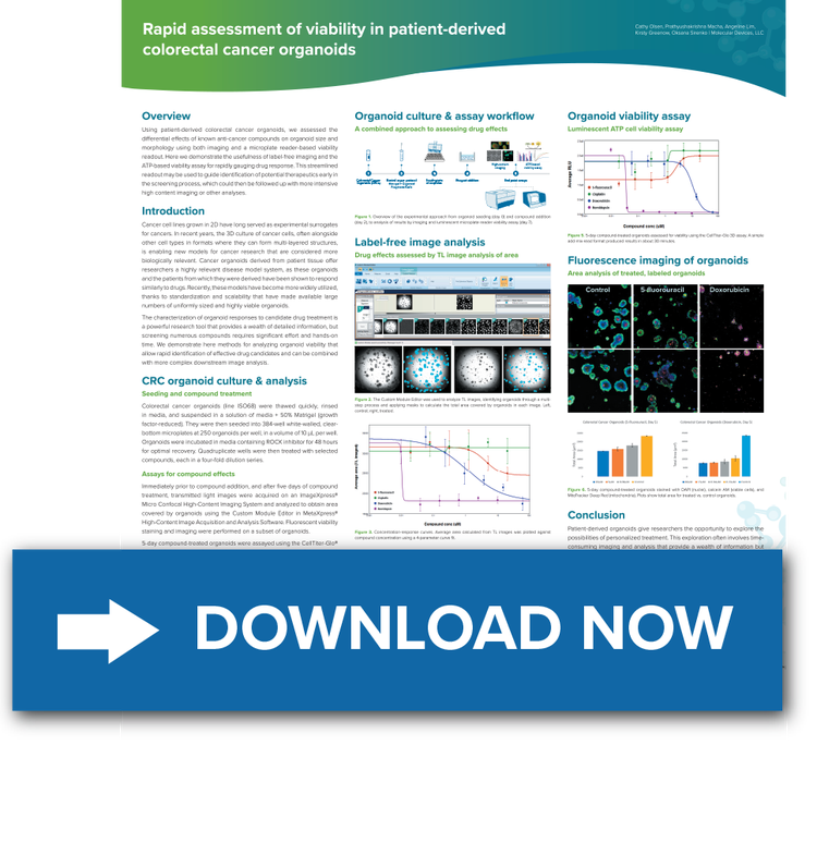 Rapid Assessment of viability in patient-derived colorectal cancer organoids