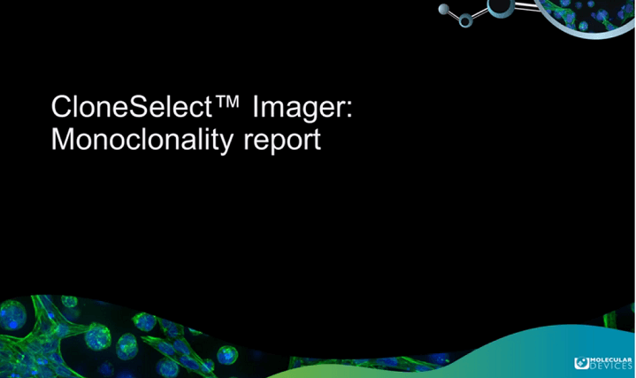 CloneSelect Imager Monoclonality report